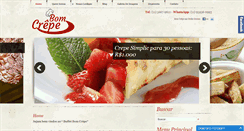 Desktop Screenshot of bomcrepe.com.br