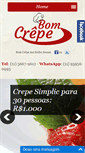 Mobile Screenshot of bomcrepe.com.br